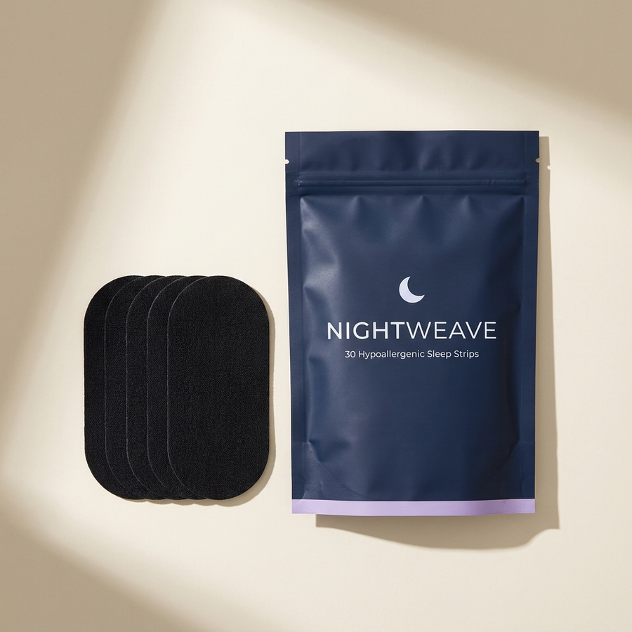 NIGHTWEAVE Mouth Tape — 30 Hypoallergenic Sleep Strips — view 1
